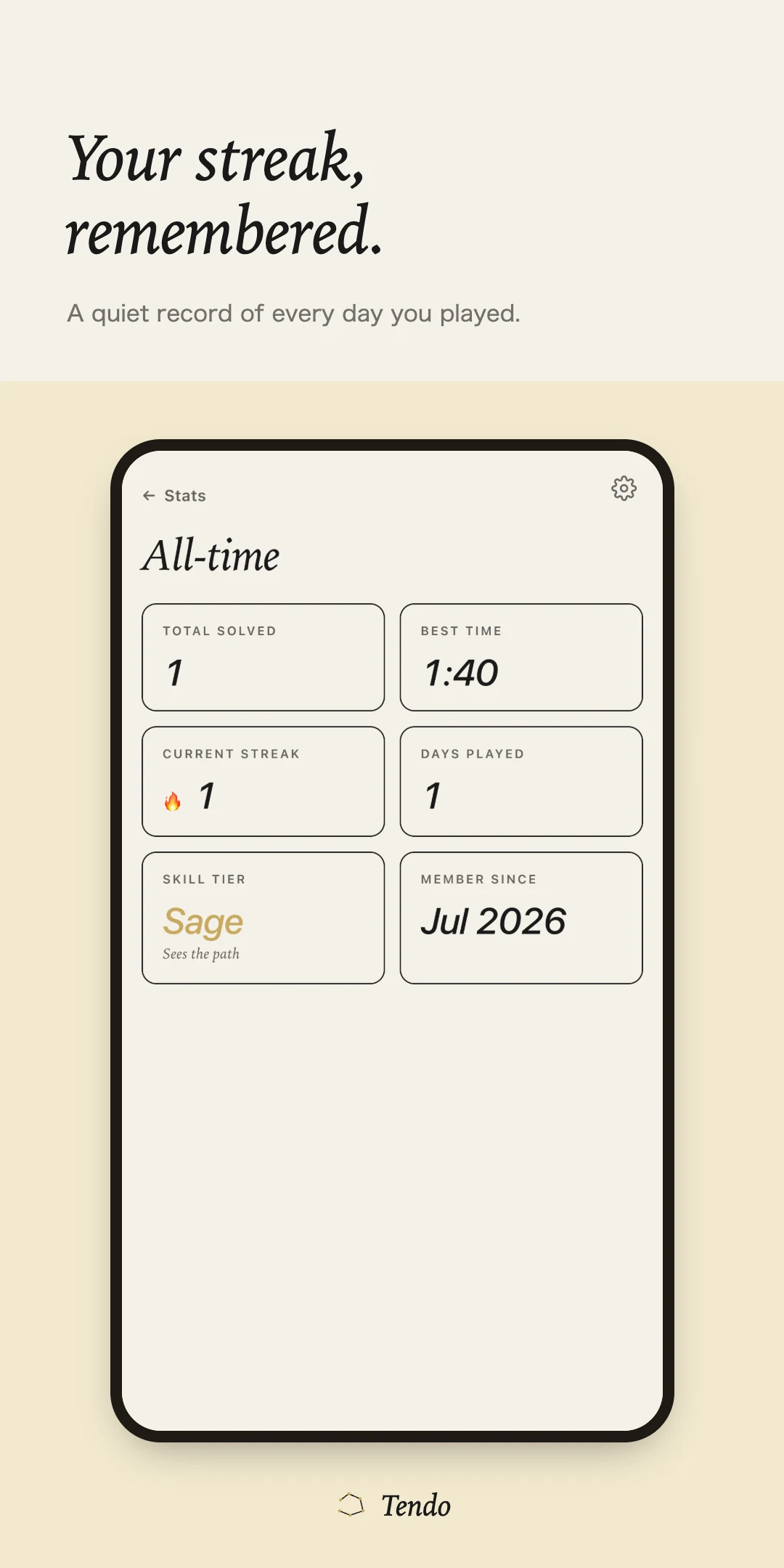 Tendo: One Path screenshot